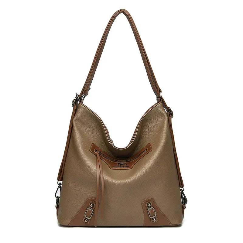 Mille | Elegant multi-compartment leather bag-Elly Rose