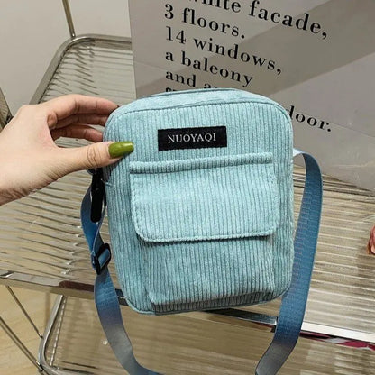 LivaTrend Corduroy shoulder bag-Elly Rose