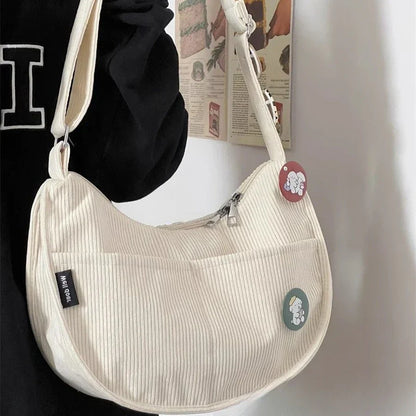 Corduroy shoulder bag - Redhima-Elly Rose