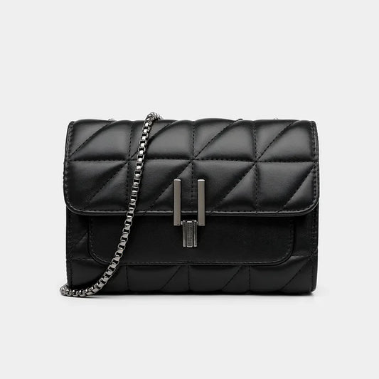 AuroraElegance leather shoulder bag-Elly Rose