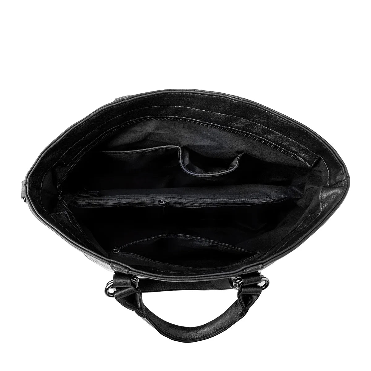 Sign | "Large leather shoulder bag".-Elly Rose