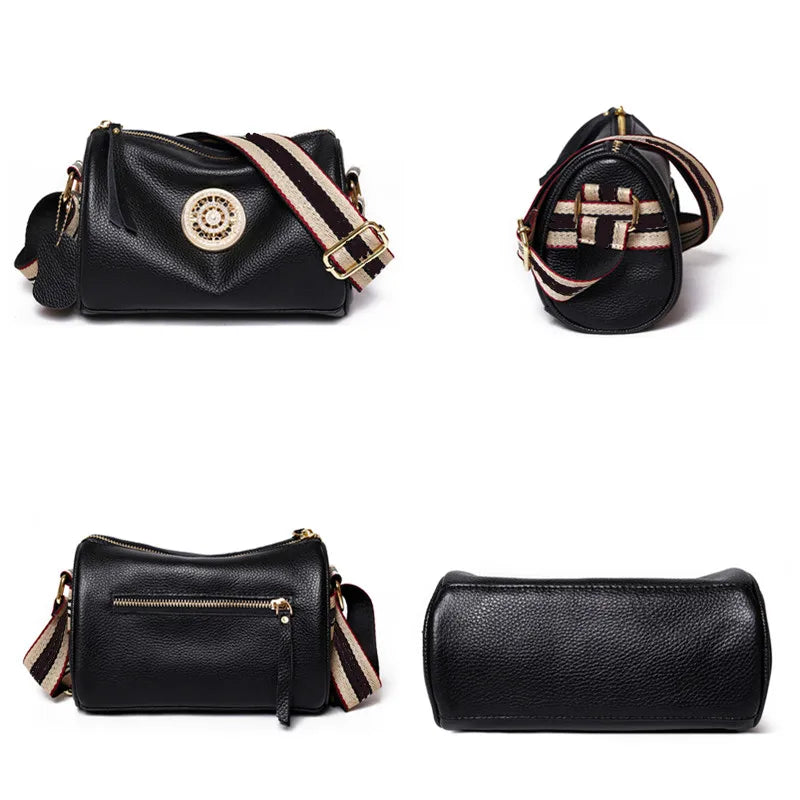 Aurelia Luxe Rotating leather handbag-Elly Rose