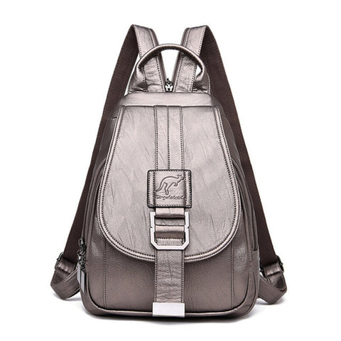 Ada - Elegant Women's Leather Backpack