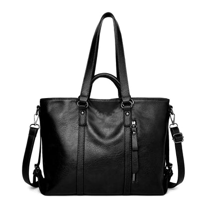 Sign | "Large leather shoulder bag".-Elly Rose