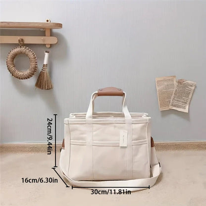 Multifunctional canvas tote bag-Elly Rose
