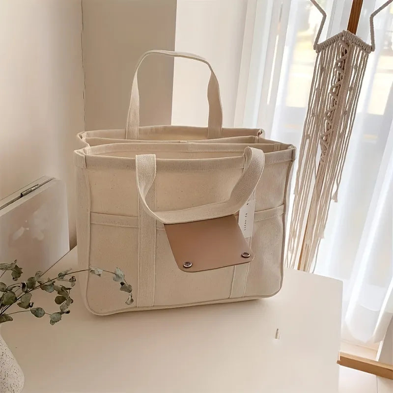 Multifunctional canvas tote bag-Elly Rose