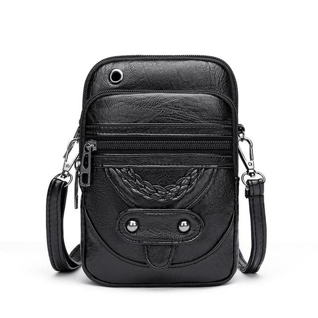 Vintage leather shoulder bag - Jaida-Elly Rose