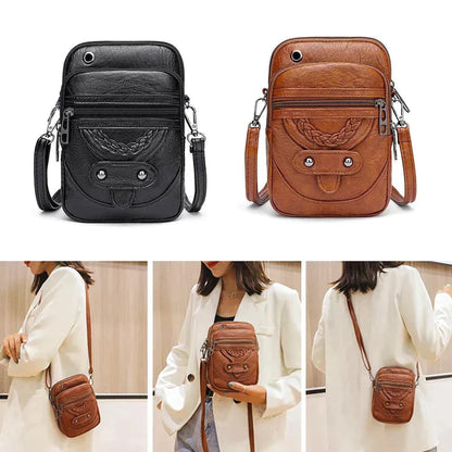 Vintage leather shoulder bag - Jaida-Elly Rose