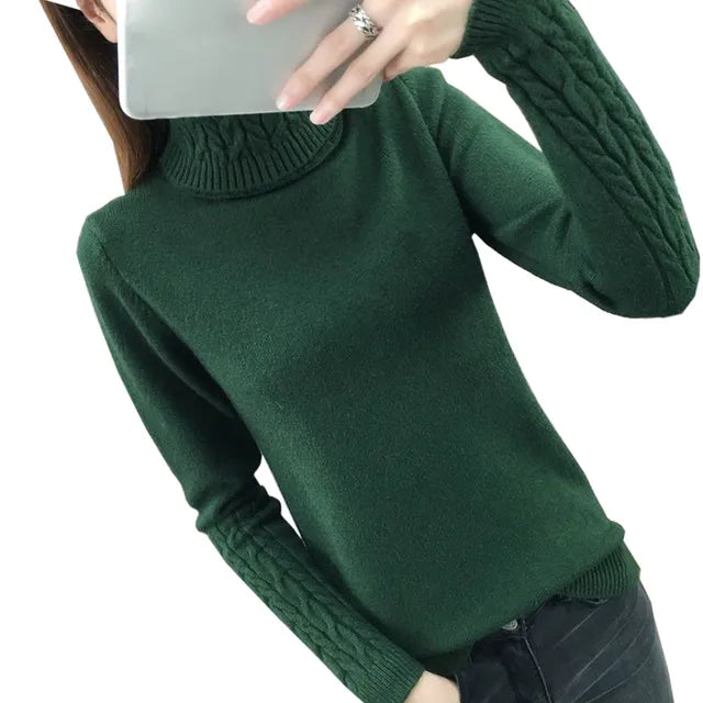 Sacha Sweater | Women's turtleneck sweater-Elly Rose