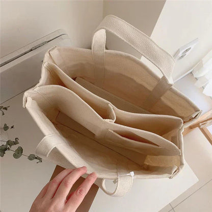 Multi-compartment canvas bag - Nylah-Elly Rose