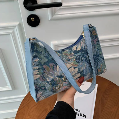 Trendy Art Underarm Bag-Elly Rose