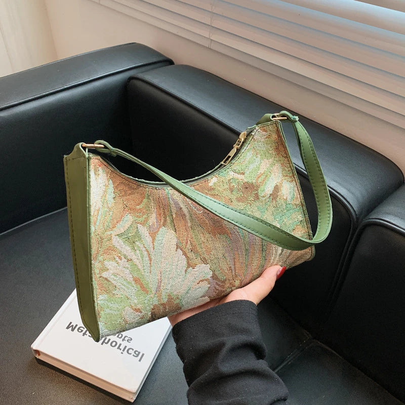 Trendy Art Underarm Bag-Elly Rose