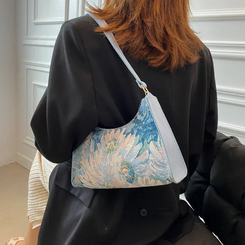 Trendy Art Underarm Bag-Elly Rose