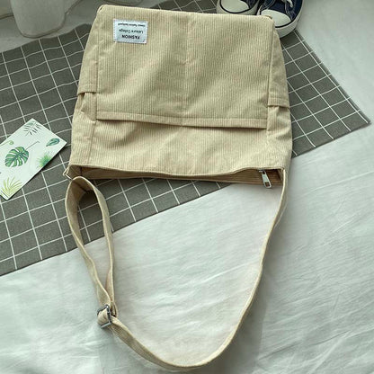 Corduroy shoulder bag - Tarina-Elly Rose