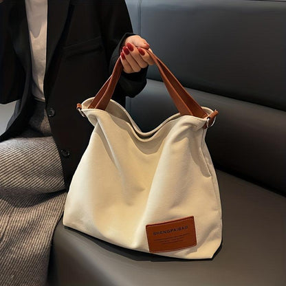 Simple canvas shoulder bag - Billie Bag-Elly Rose