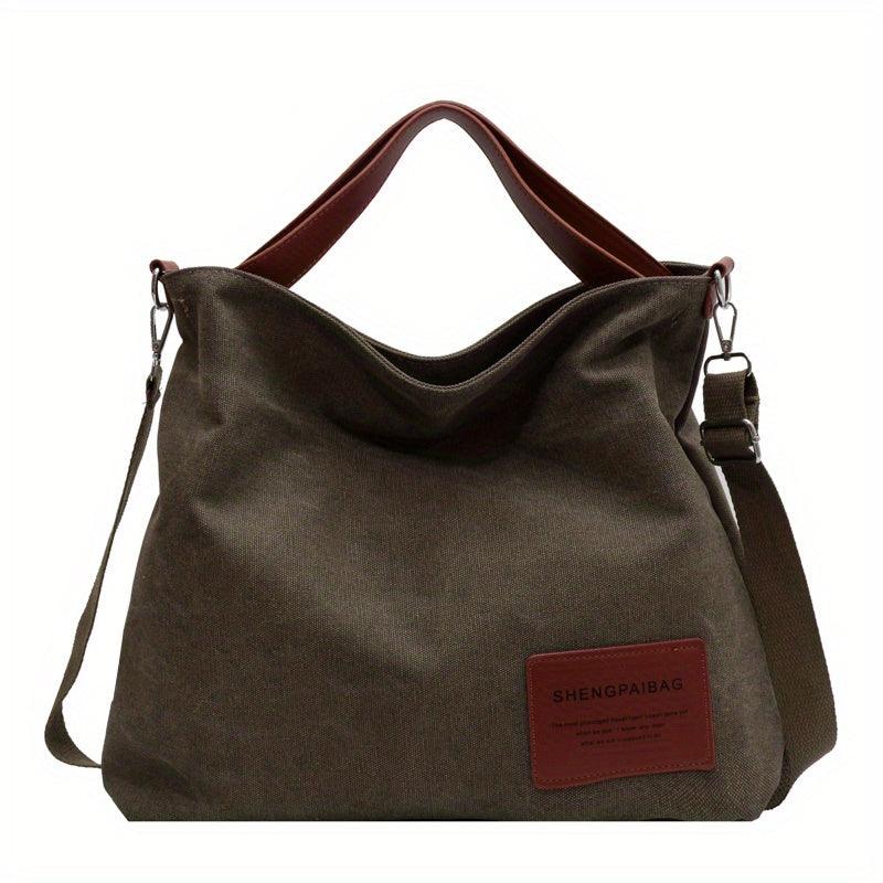 Simple canvas shoulder bag - Billie Bag-Elly Rose
