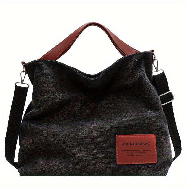 Simple canvas shoulder bag - Billie Bag-Elly Rose