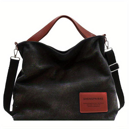 Simple canvas shoulder bag - Billie Bag-Elly Rose