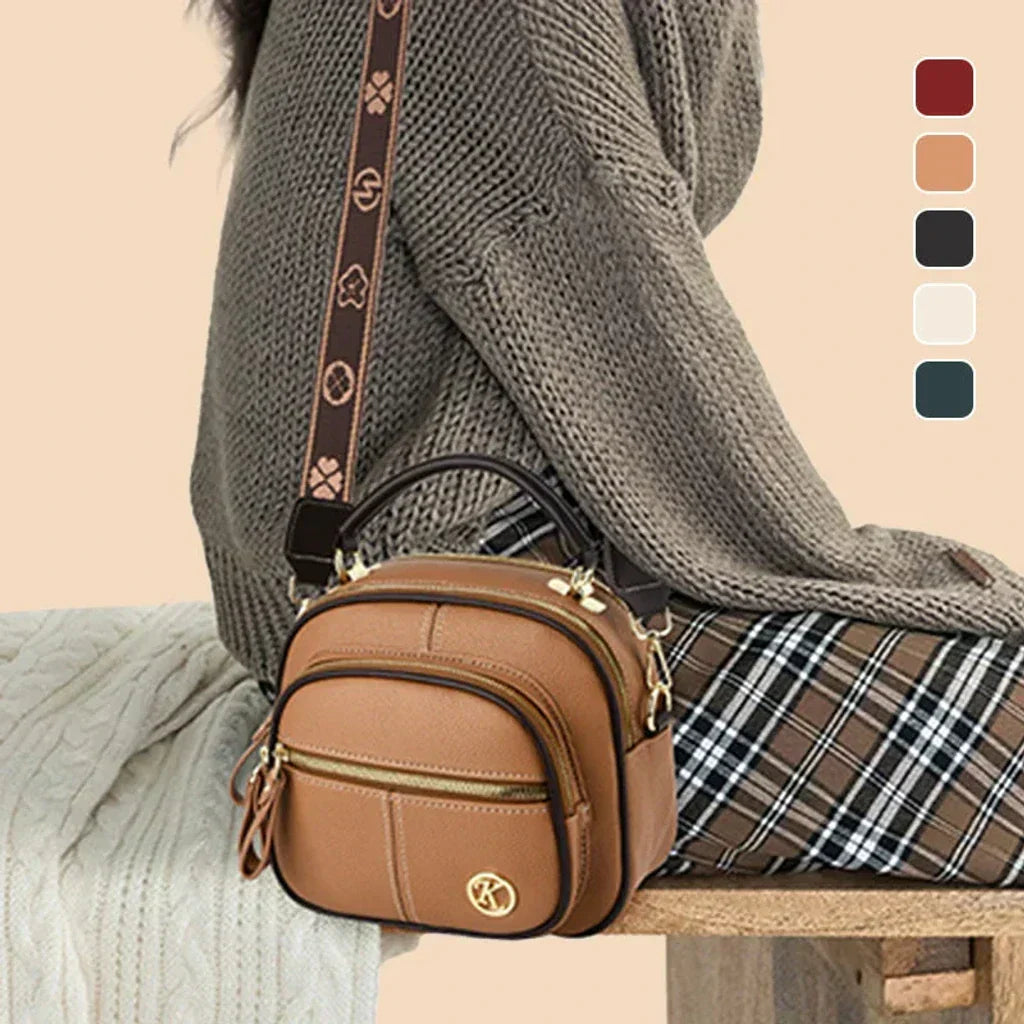 Vincea - Adjustable multifunctional bag in vegan leather-Elly Rose