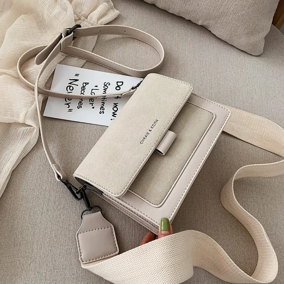 Kristel shoulder bag with practical flap opening-Elly Rose