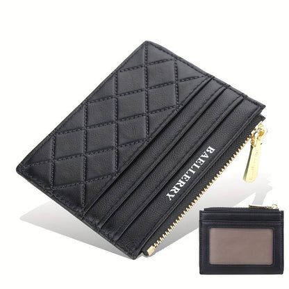 Quilted cardholder | Compact and trendy-Elly Rose