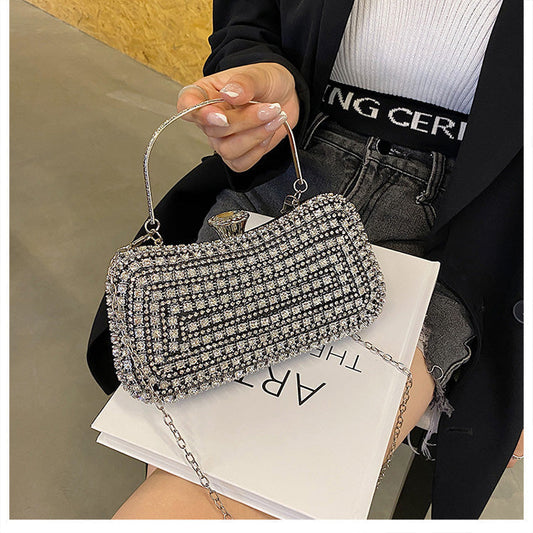 Crystal clutch bag | Evening clutch bag-Elly Rose