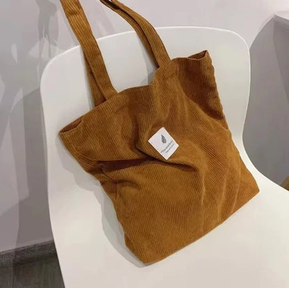 FemmeJet - Trendy corduroy shoulder bag-Elly Rose
