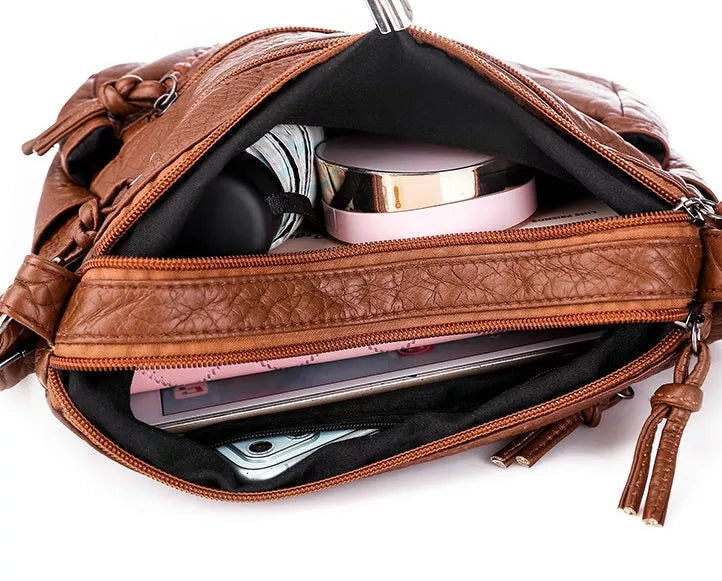 Soft leather bag - Indy-Elly Rose