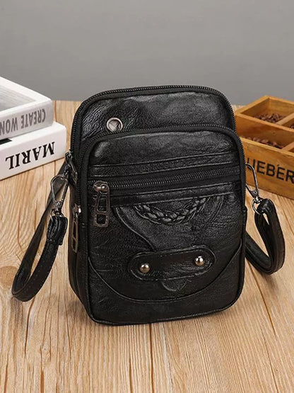Vintage leather shoulder bag - Jaida-Elly Rose