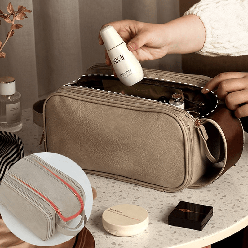 Spacious organizer bag for cosmetics - Kometa Bag-Elly Rose
