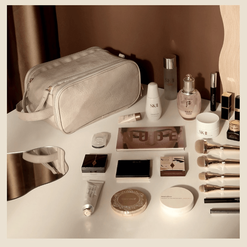 Spacious organizer bag for cosmetics - Kometa Bag-Elly Rose