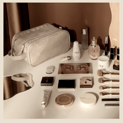 Spacious organizer bag for cosmetics - Kometa Bag-Elly Rose