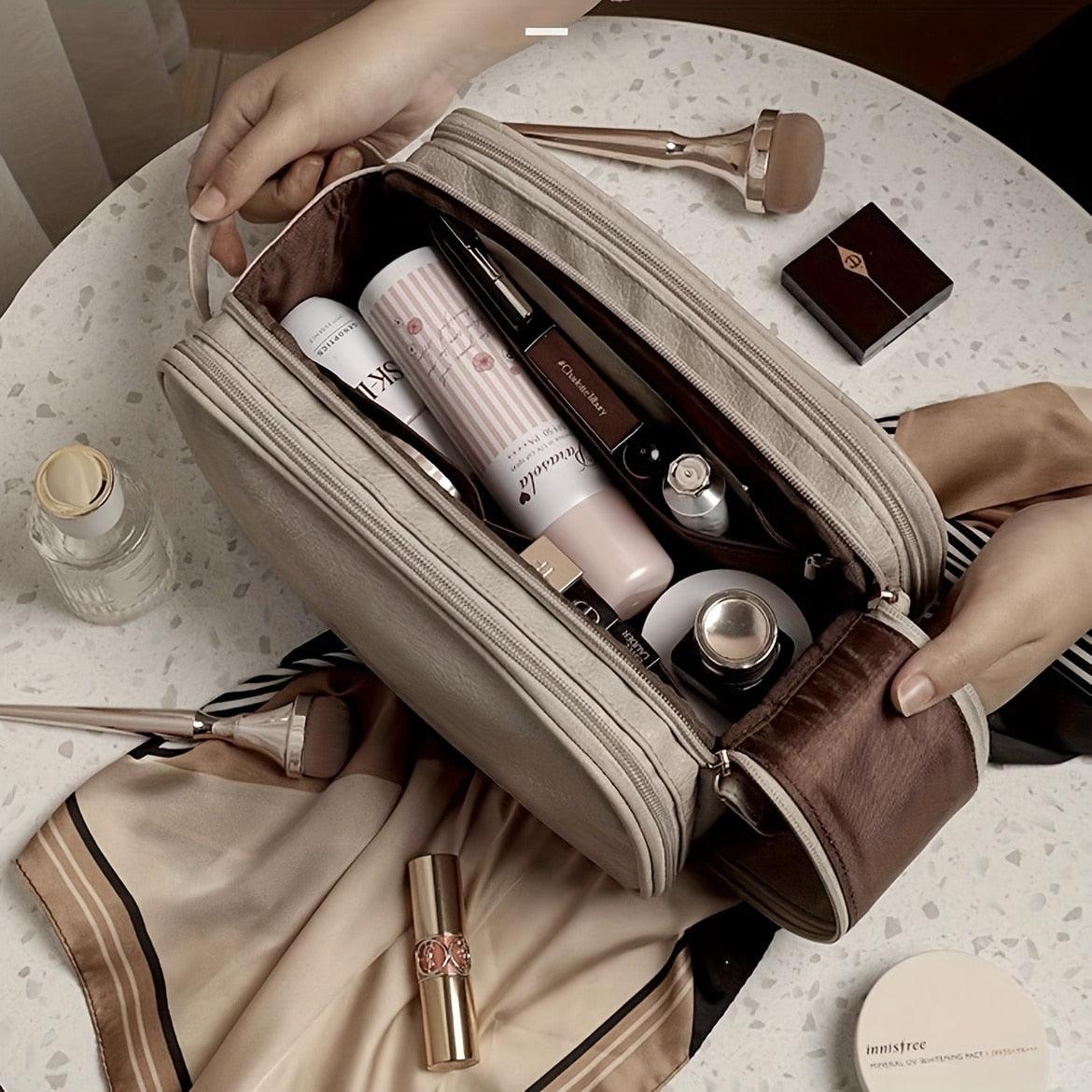 Spacious organizer bag for cosmetics - Kometa Bag-Elly Rose