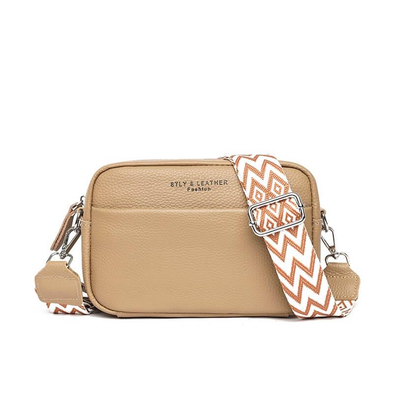 Tiana - Leather Crossbody Bag-Elly Rose