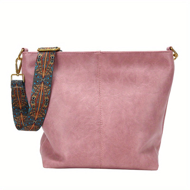 Chic tote bag with embellished strap - Giselle-Elly Rose