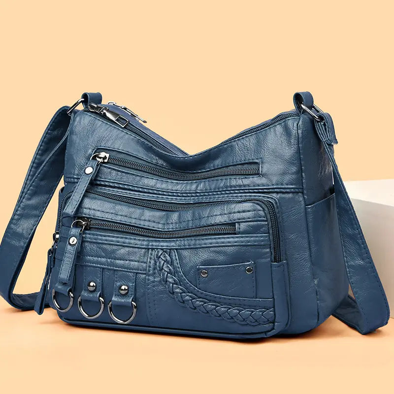 Ayla - Elegant vintage-style vegan leather handbags-Elly Rose
