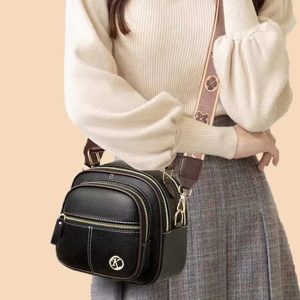 Vincea - Adjustable multifunctional bag in vegan leather-Elly Rose