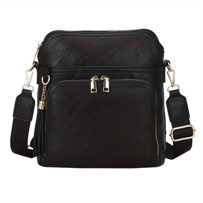 CharmGuard - Anti-theft shoulder bag with tassels-Elly Rose