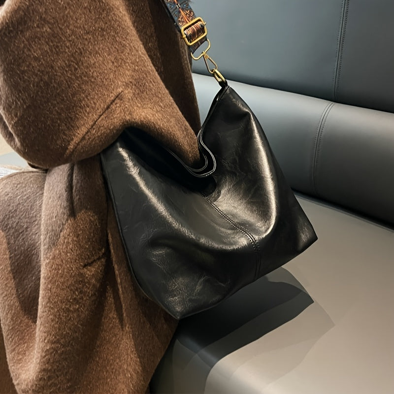 Chic tote bag with embellished strap - Giselle-Elly Rose