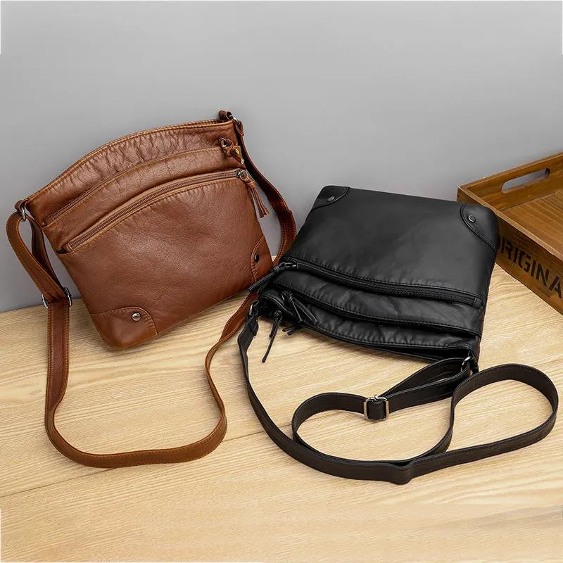 Leather shoulder bag - Idelle-Elly Rose