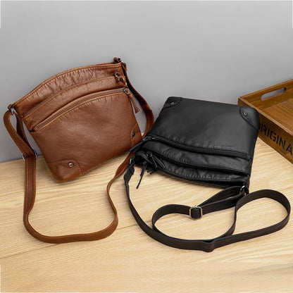 Leather shoulder bag - Idelle-Elly Rose