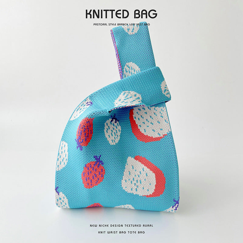 Knitted bag - Fruits-Elly Rose