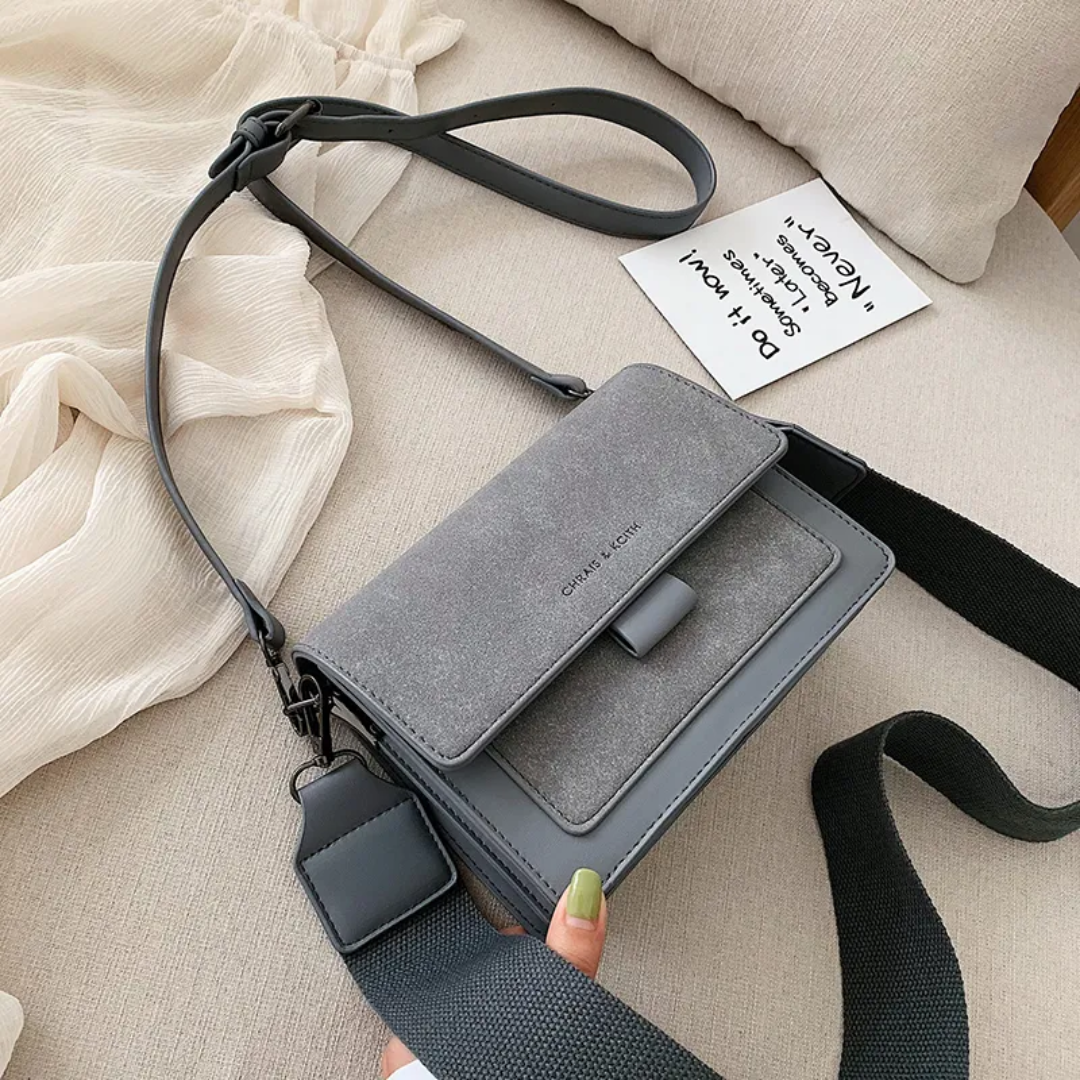 Kristel shoulder bag with practical flap opening-Elly Rose