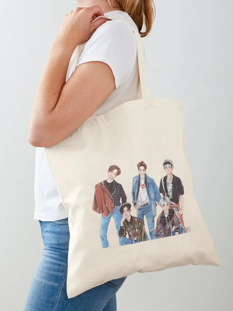 Verona Tote - Elegant canvas tote bag-Elly Rose