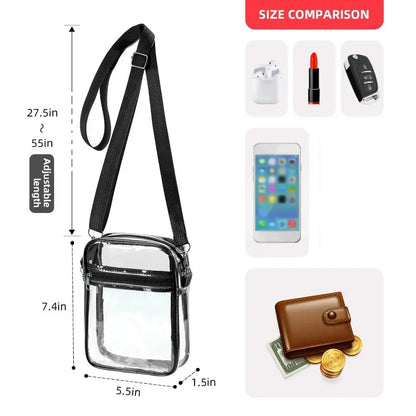 CHLOE - Transparent shoulder bag for concerts-Elly Rose