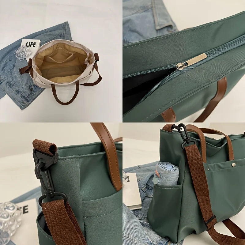 CarryChic - Large nylon shoulder bag-Elly Rose