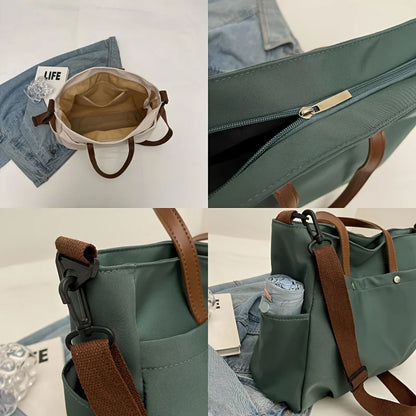 CarryChic - Large nylon shoulder bag-Elly Rose
