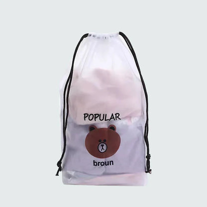 WALLACE - Cute bear drawstring bag-Elly Rose