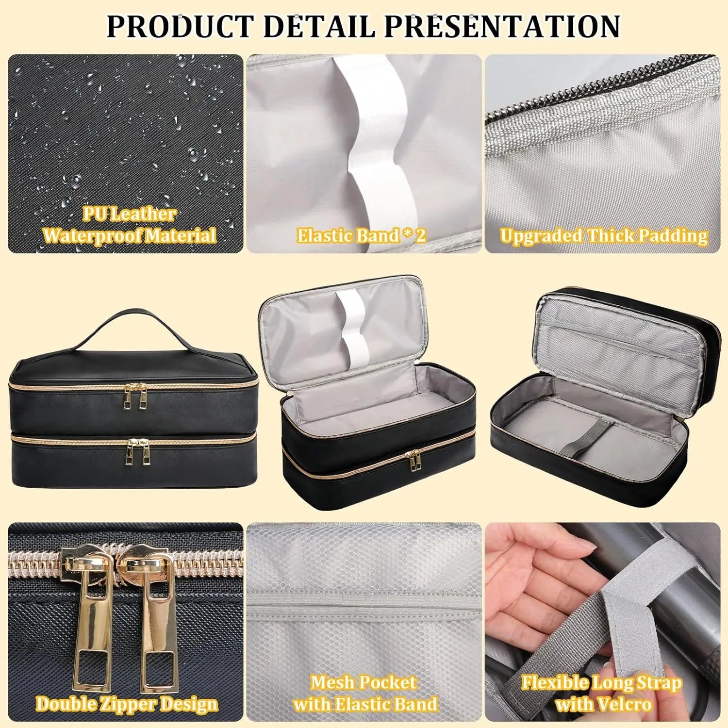 AquaStyle - Waterproof hairdressing storage bag-Elly Rose