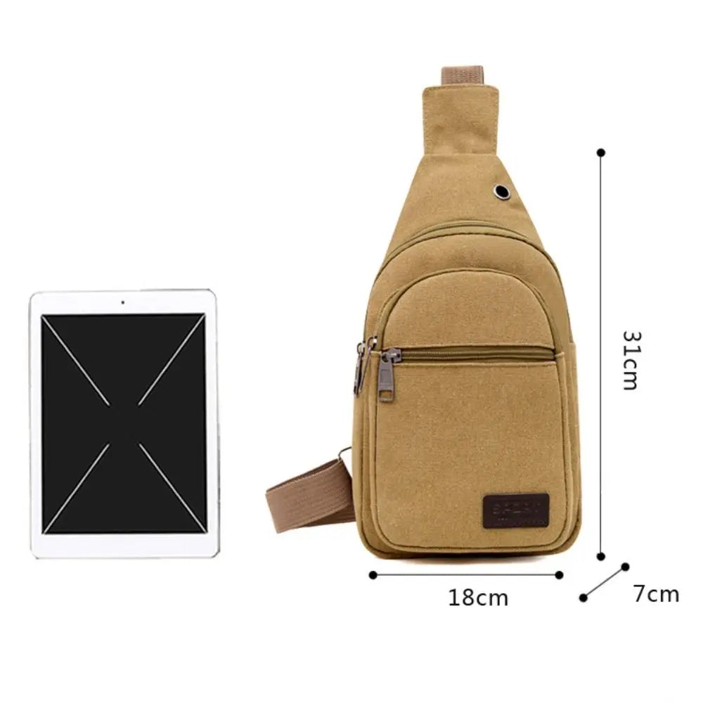 SRIDE & SLING - Canvas bag for men-Elly Rose
